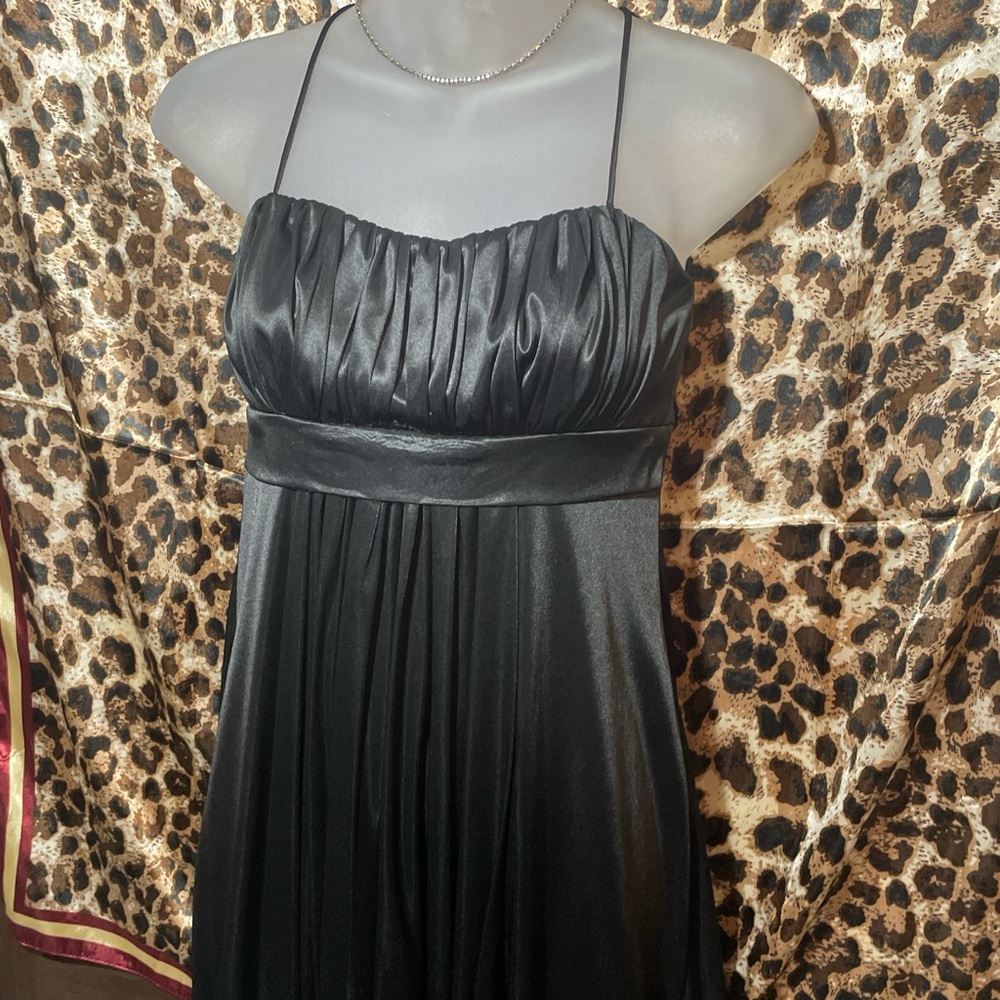 Kikiboheme Black Ruched Sundress Sweetheart Neckline